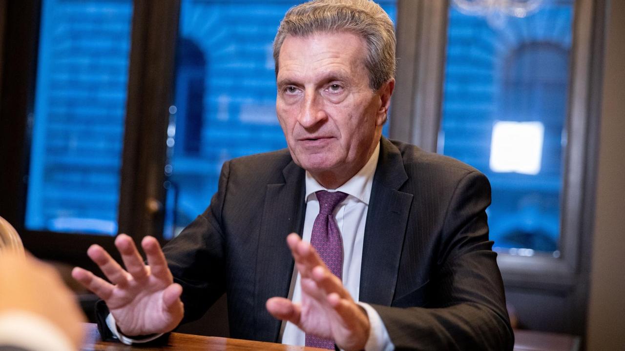 Günther Oettinger (CDU) ist EU-Kommissar für Haushalt und Personal