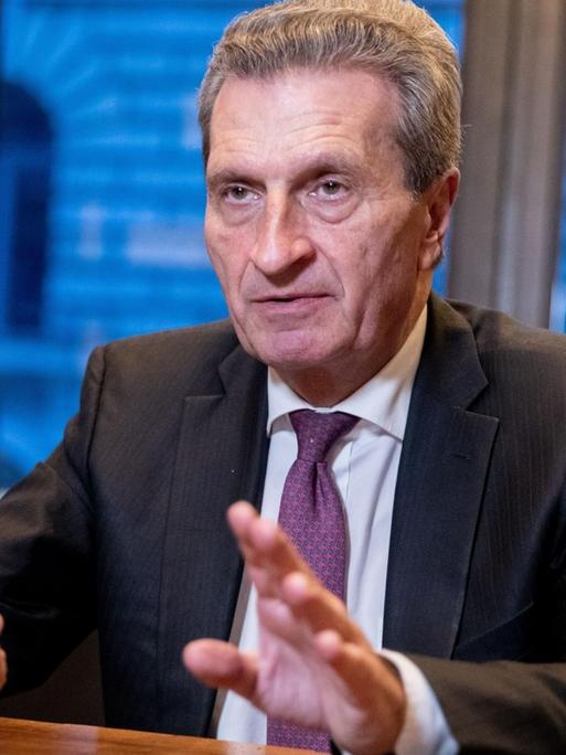 Günther Oettinger (CDU) ist EU-Kommissar für Haushalt und Personal