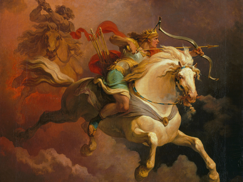 Philipp Jacob Loutherbourg - Die Apokalypse: Die Vision des weißen Pferdes (1798)