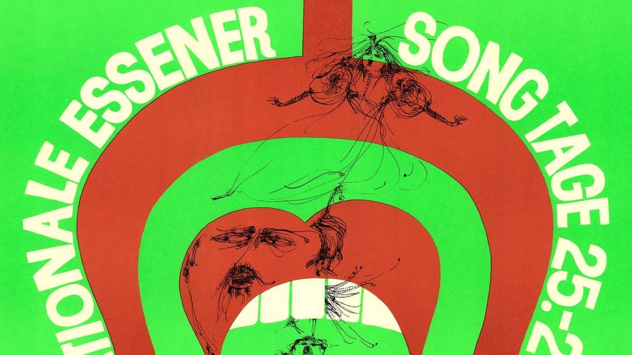 Das Plakat zu den Essener Songtagen von 1968.