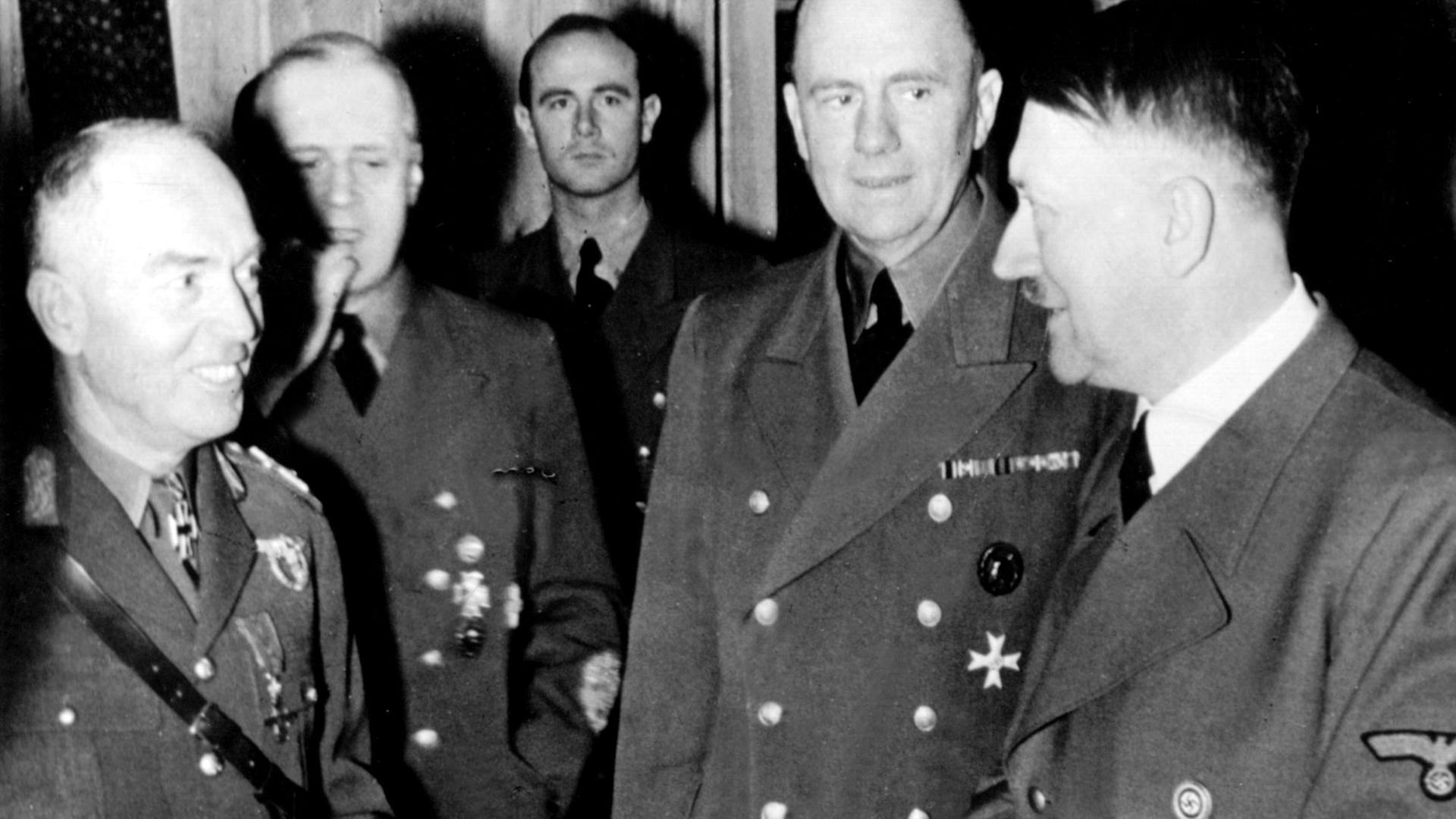 Ion Antonescu und Adolf Hitler