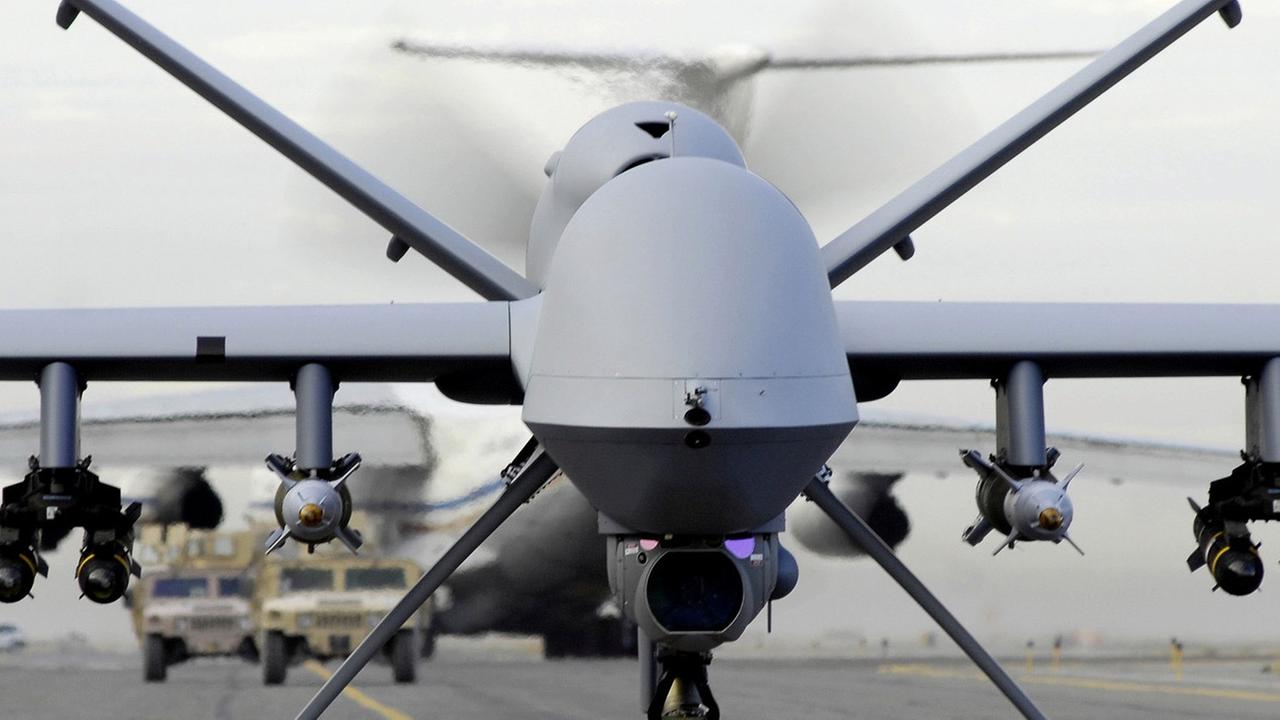 Eine US-Kampfdrohne vom Typ MQ-9A Reaper