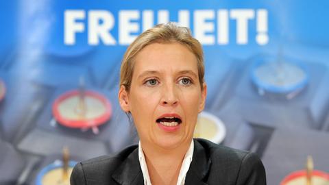 Die Spitzenkandidatin der AfD für die Bundestagswahl, Alice Weidel