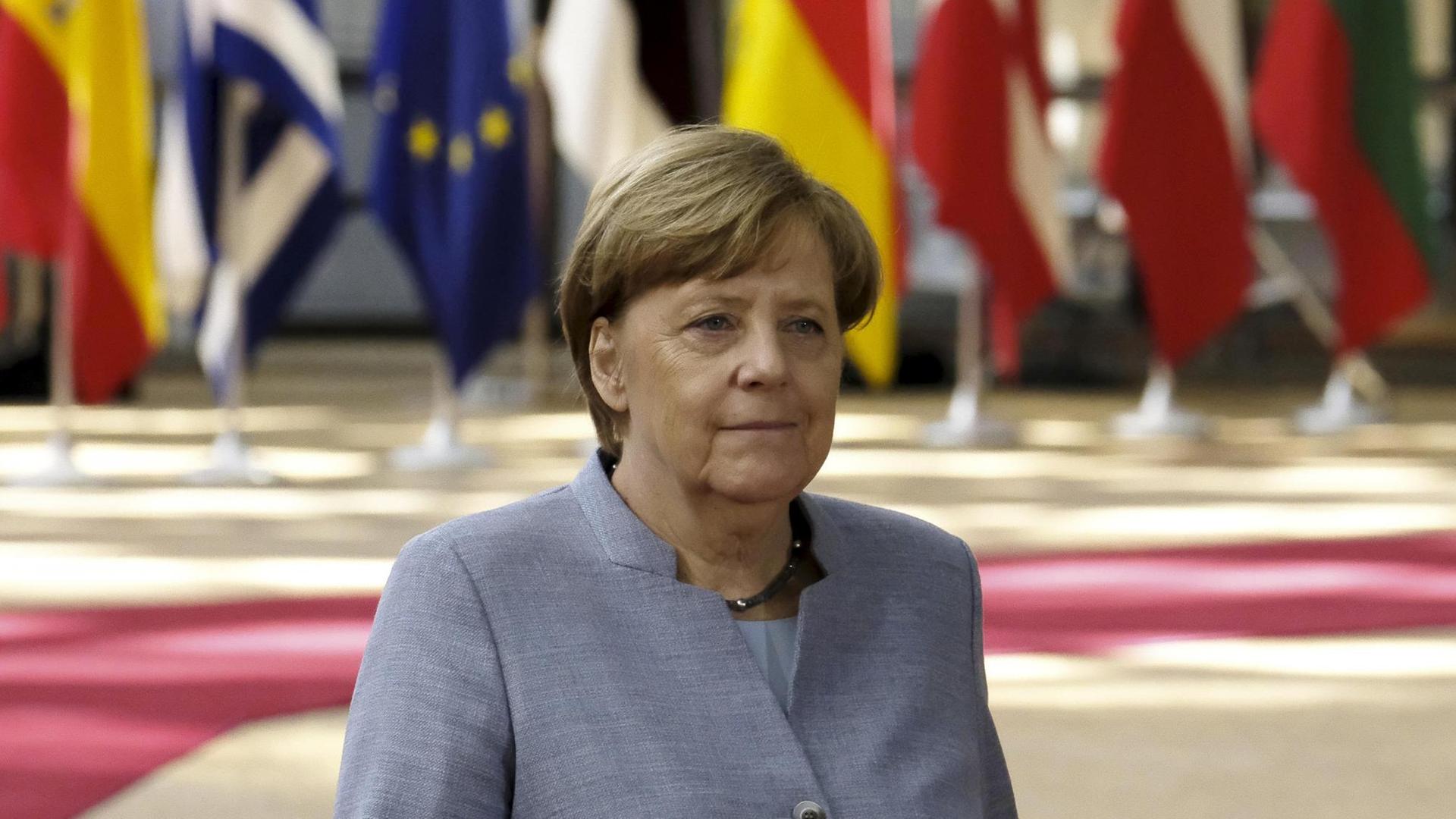 Bundeskanzlerin Angela Merkel auf dem EU-Sondergipfel zum Brexit.