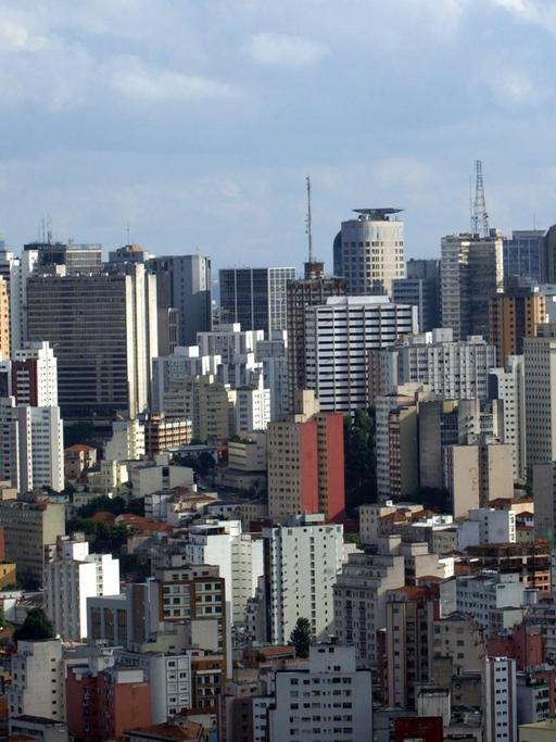 Die südamerikanische Metropole Sao Paulo in Brasilien