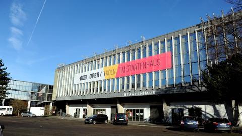 Aussenansicht der Oper Köln im Staatenhaus, das Ausweichquartier der Kölner Oper in Köln 