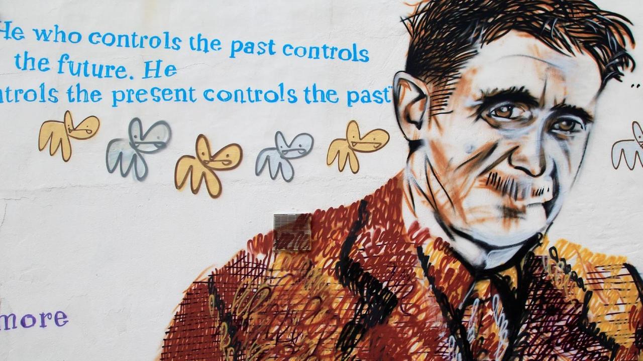 George Orwell Wandbild