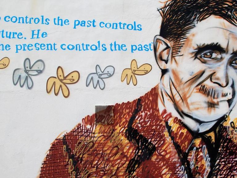 George Orwell Wandbild