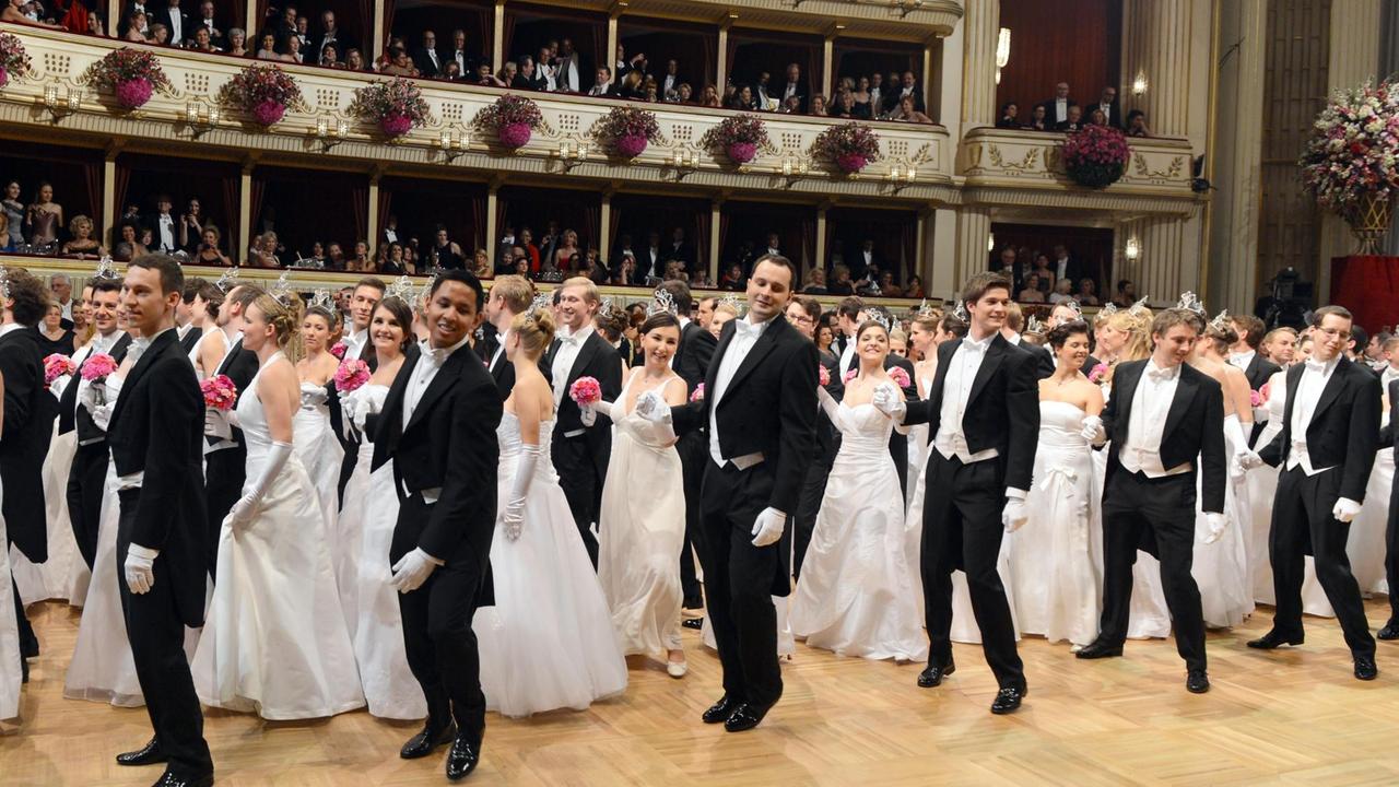 Debütanten beim Wiener Opernball 2013