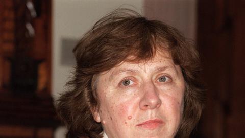 Die weißrussiche Schriftstellerin Swetlana Alexijewitsch bei der Verleihung des Buchpreises zur Europäischen Verständigung 1998.
