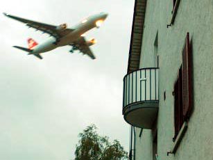 Fluglärm kann einem den Schlaf rauben