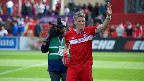 HBastian Schweinsteiger bei einem Spiel seiner Mannschaft Chicago Fire.