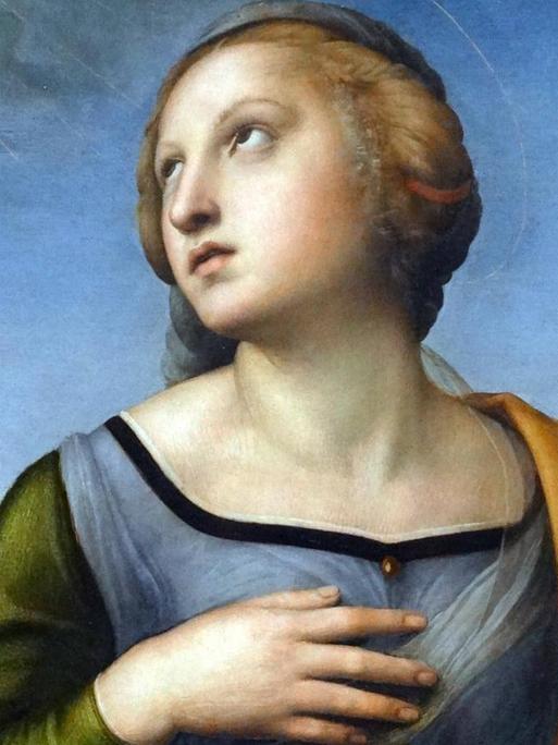 Das Gemälde "Die heilige Katharina von Alexandria" von Raffael.