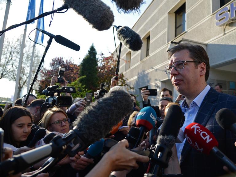 Serbiens Präsident Aleksandar Vucic