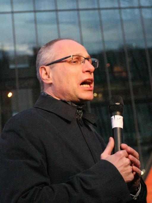 Professor Pawel Machcewicz im April 2017 - damals Museumsdirektor des Museums des Zweiten Weltkriegs in Danzig.