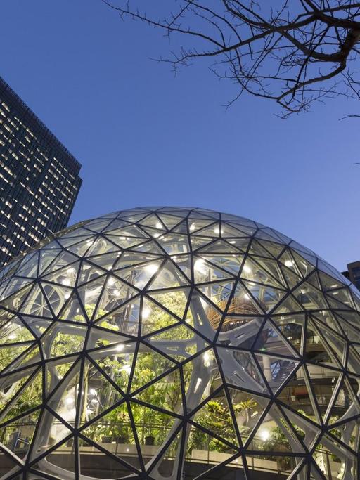 Das Amazon Hauptquartier in Seattle, Washington