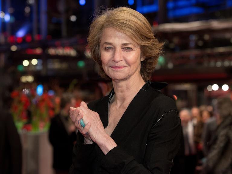Die britische Schauspielerin Charlotte Rampling bei der Premiere des Films "45 Years" auf der Berlinale. Der Film läuft im Wettbewerb.