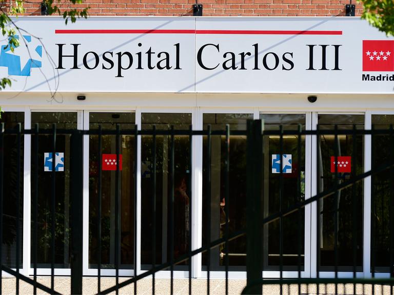 Das Krankenhaus Carlos III. in Madrid, in dem es zur Ebola-Infektion kam.