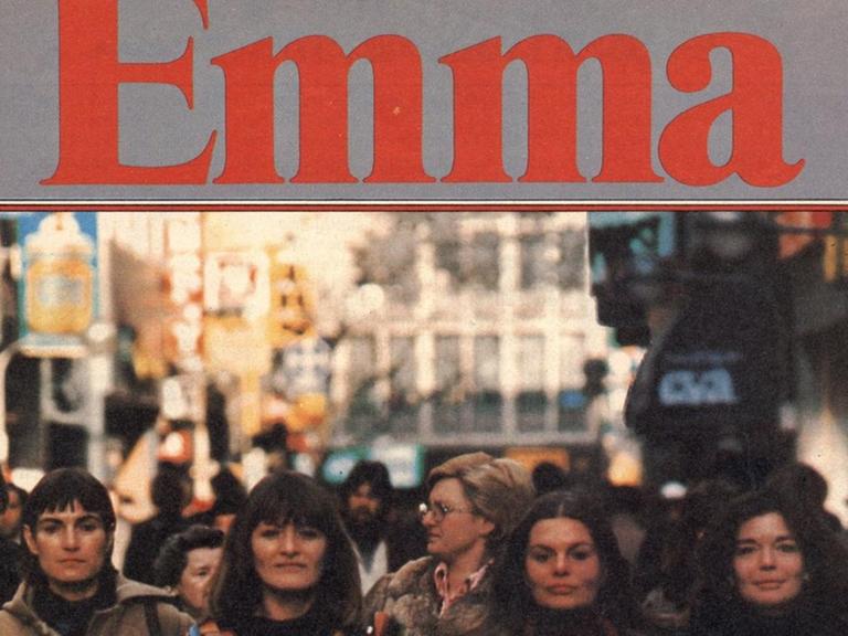 HANDOUT - Das Cover der ersten EMMA-Ausgabe vom Februar 1977, erschienen am 26.01.1977. ACHTUNG: Verwendung nur für redaktionelle Zwecke im Zusammenhang mit der Berichterstattung über die "Emma" und nur bei Urheber-Nennung) Foto: EMMA/dpa |