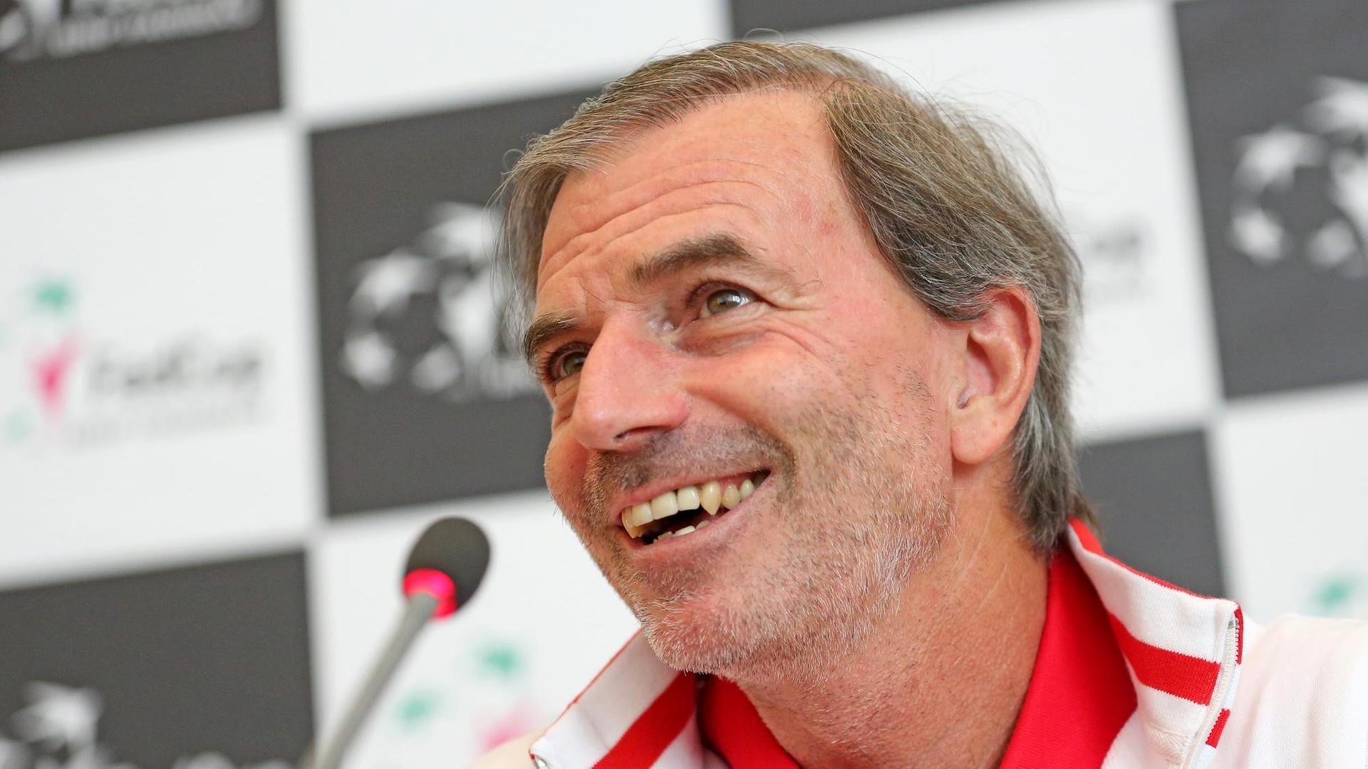 Heinz Günthardt, Teamchef der Schweizer Fed-Cup-Mannschaft