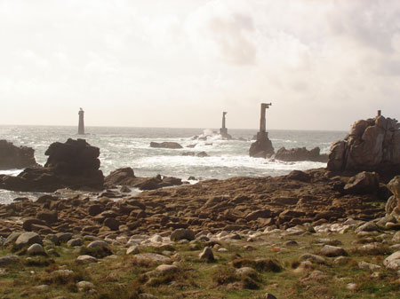 Auf der Insel Ouessant vor der Küste der Bretagne Auf der Insel Ouessant vor der Küste der Bretagne