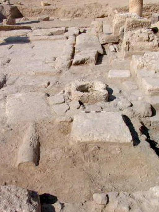 Spuren einer frühchristlichen Kirche in Syrien