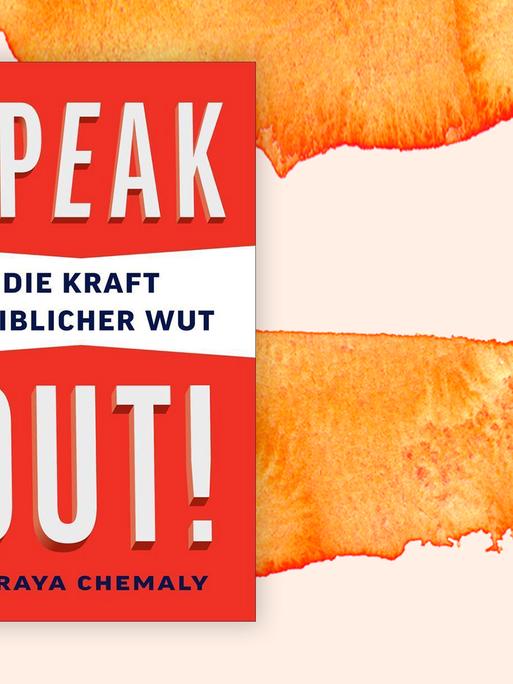 Das Cover des Buchs "Speak Out" der Autorin Soray Chemaly vor pastellfarbenen Hintergrund.