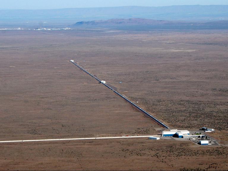Die LIGO-Messanlage in Hanford im US-Bundesstaat Washington