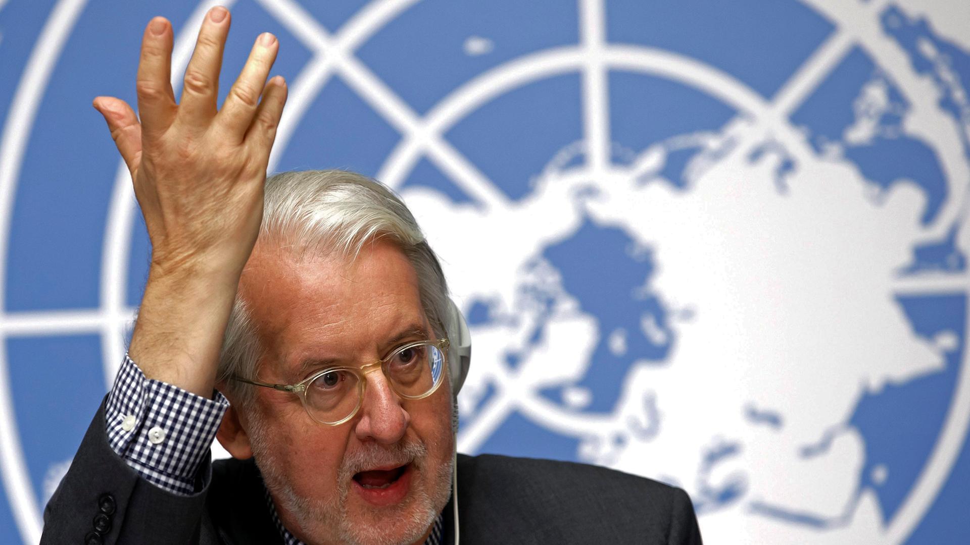 Paulo Pinheiro, Vorsitzender der internationalen Syrien-Untersuchungskommission des UN-Menschenrechtsrats.
