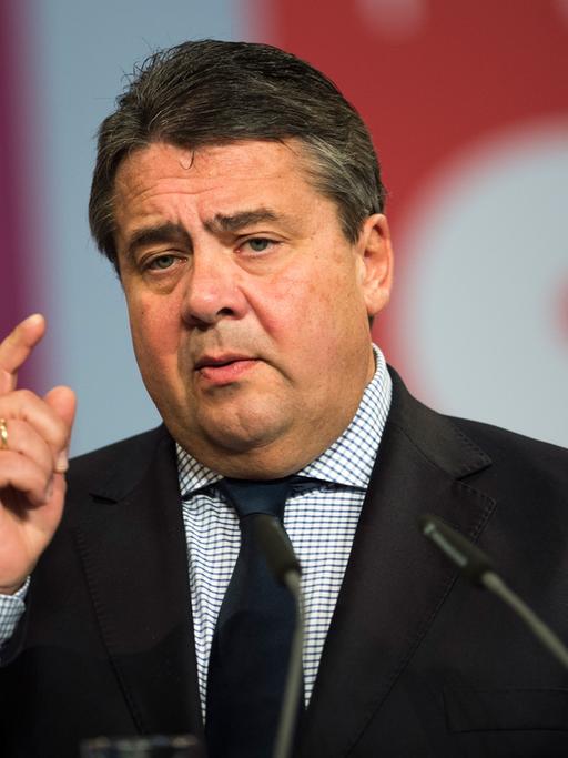 SPD-Chef Sigmar Gabriel beim Landesparteitag in Hessen.