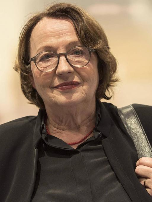Die Schriftstellerin Katja Lange-Müller am 19.10.2016 bei der Frankfurter Buchmesse 2016