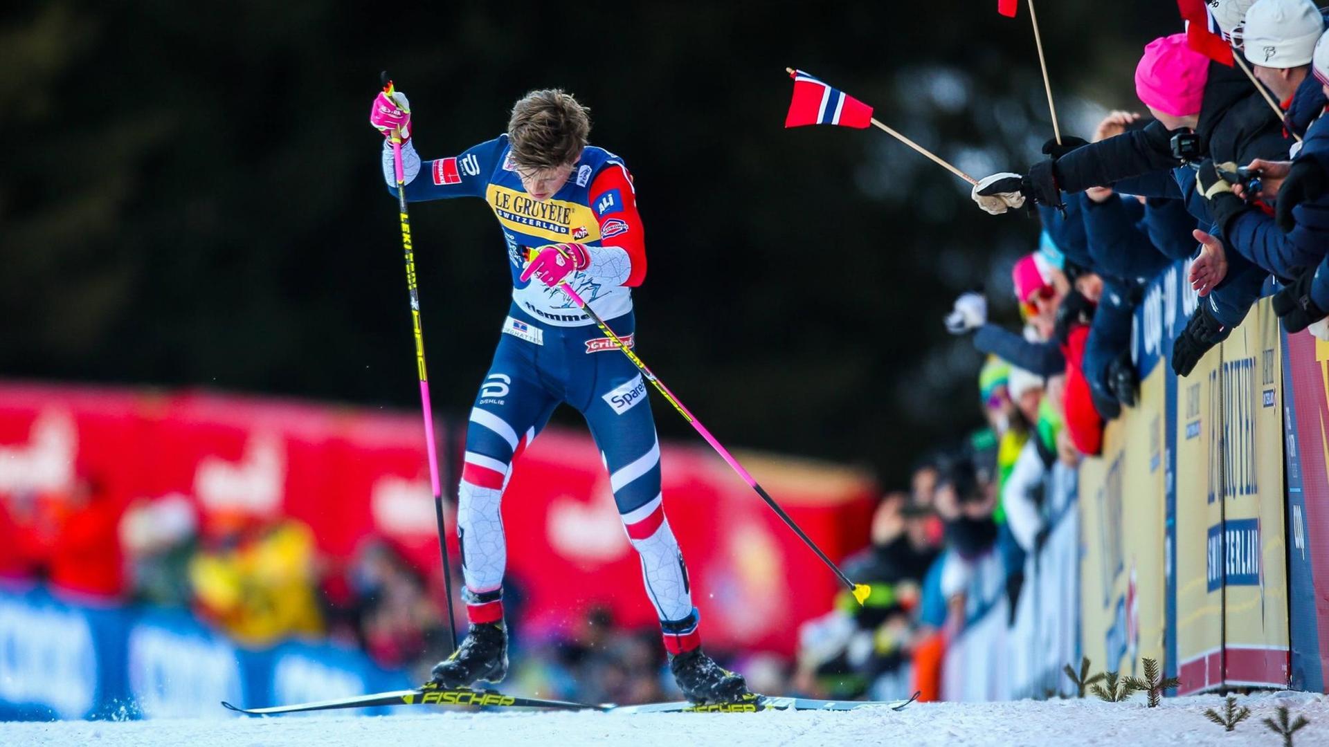 Der Norweger Johannes Hoesflot Klaebo Der Norweger Johannes Hoesflot Klaebo