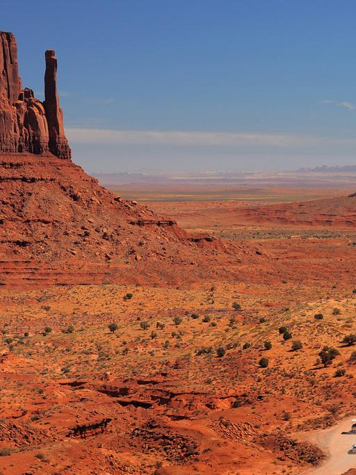 Der Monument Valley Navajo Tribal Park im Norden von Arizona.