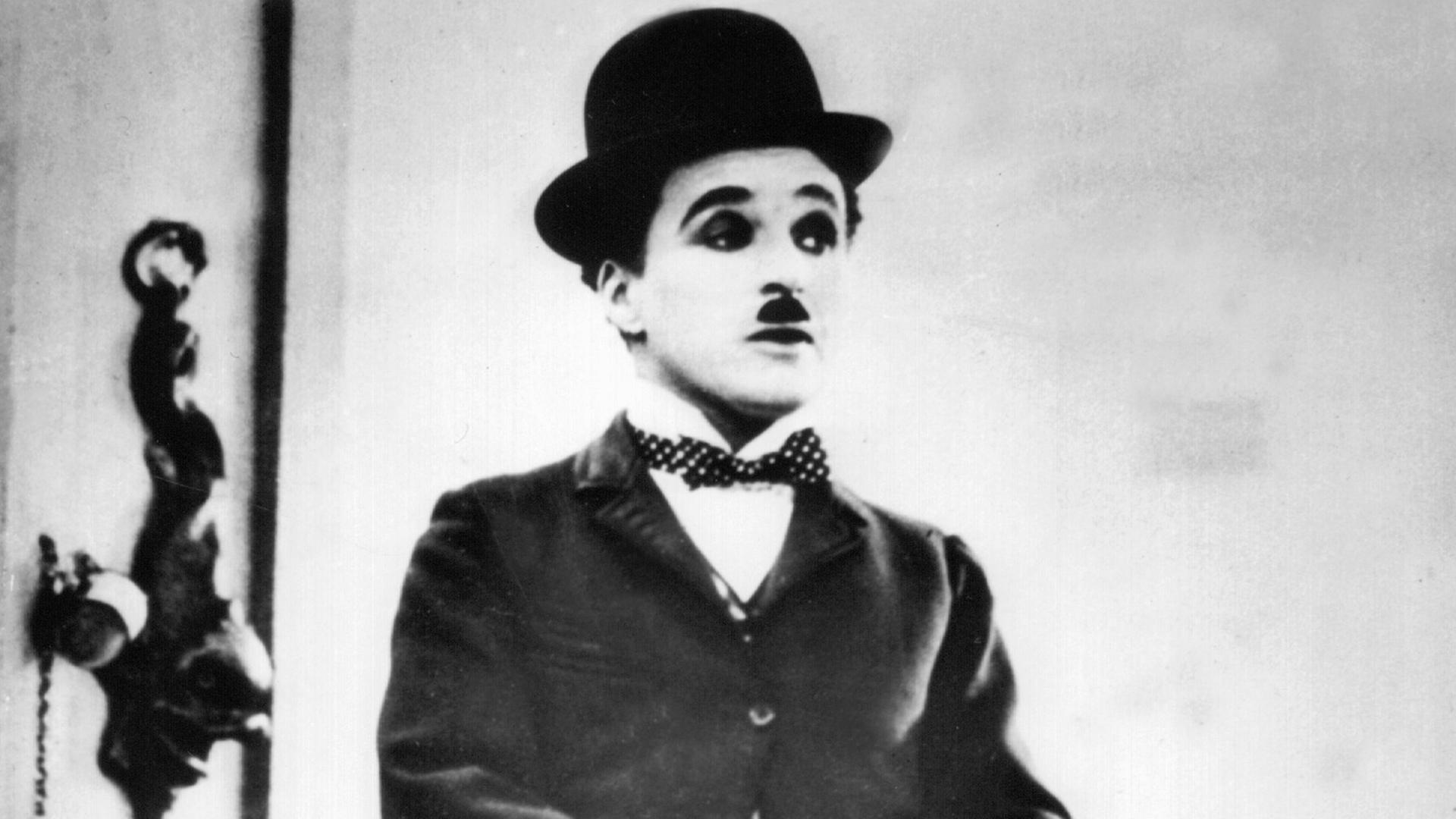 Undatierte Aufnahme des englischen Schauspielers, Regisseurs, Drehbuchautors und Produzenten Charlie Chaplin als "Tramp".