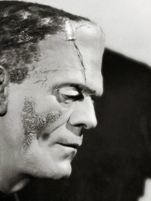 Schauspieler Boris Karloff, 1935 in "Frankensteins Braut" Schauspieler Boris Karloff, 1935 in "Frankensteins Braut"