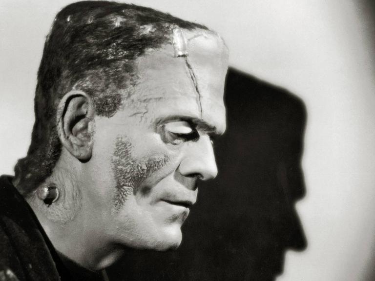 Schauspieler Boris Karloff, 1935 in "Frankensteins Braut" Schauspieler Boris Karloff, 1935 in "Frankensteins Braut"