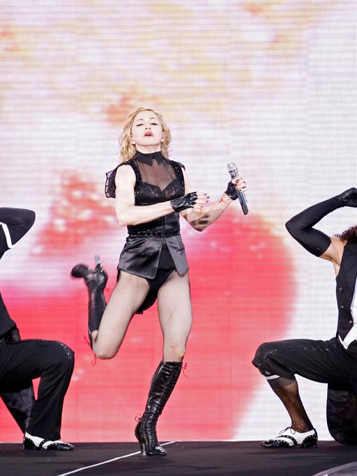 Popstar Madonna bei einem Auftritt im Jahr 2009.