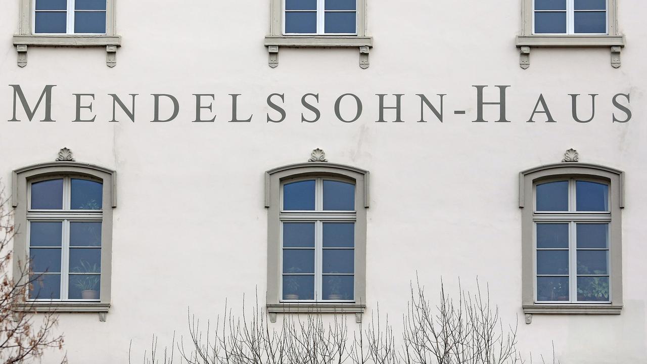 Das Wohnhaus von Felix Mendelssohn Bartholdy, aufgenommen am 3. Februar 2014 in Leipzig (Sachsen).
