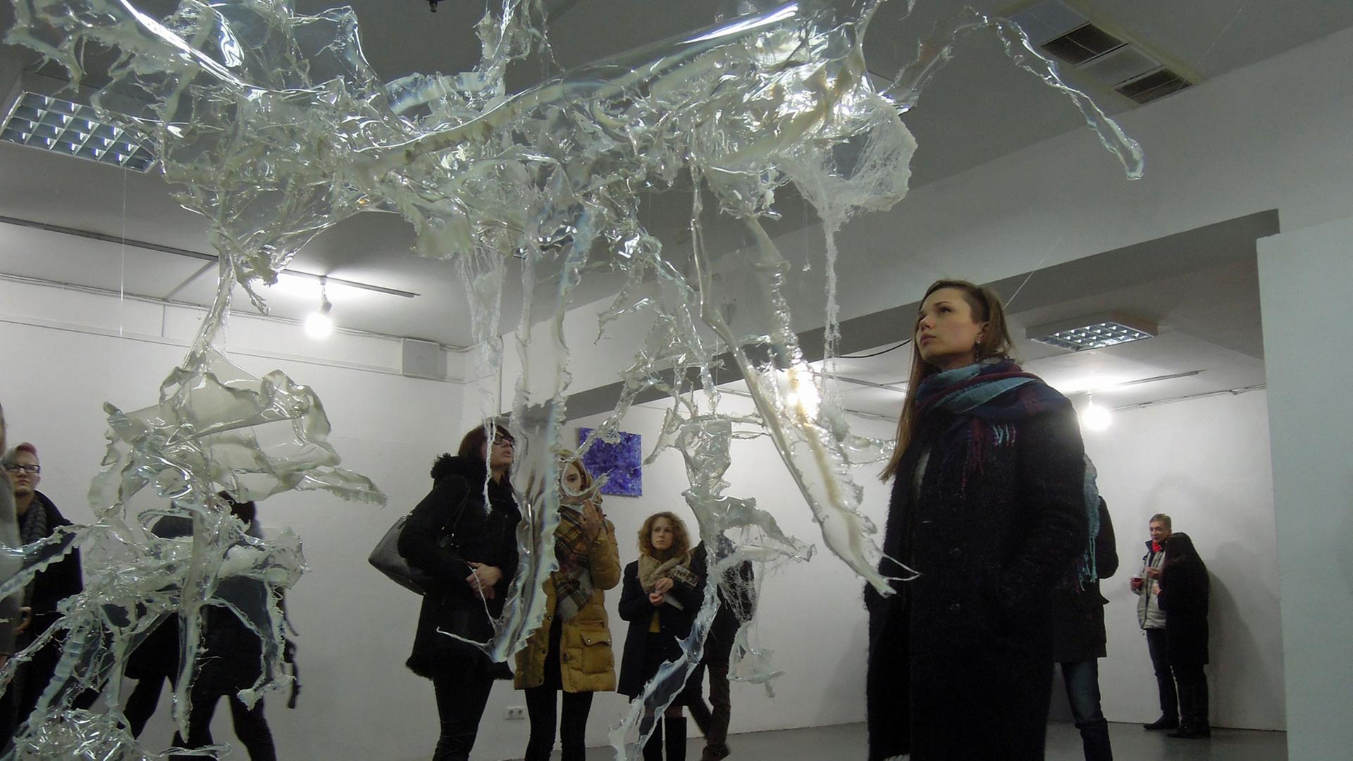 Ausstellung in der Galerie "Y" in Minsk.