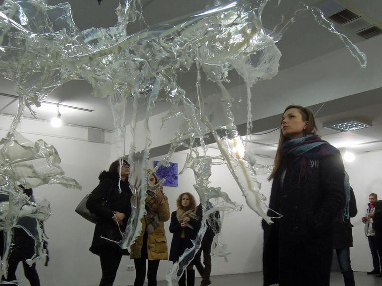 Ausstellung in der Galerie "Y" in Minsk.