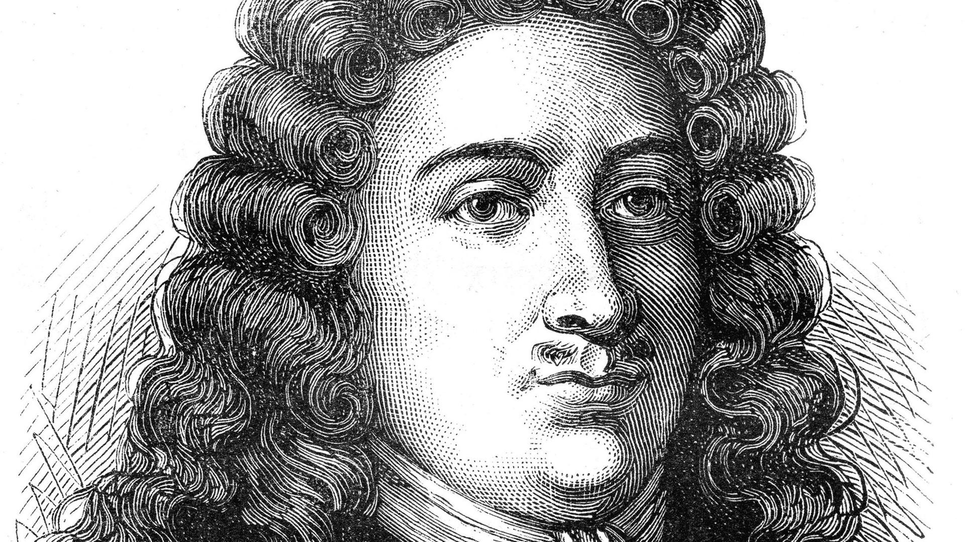 Ein Porträt des Alchemisten Johann Kunckel