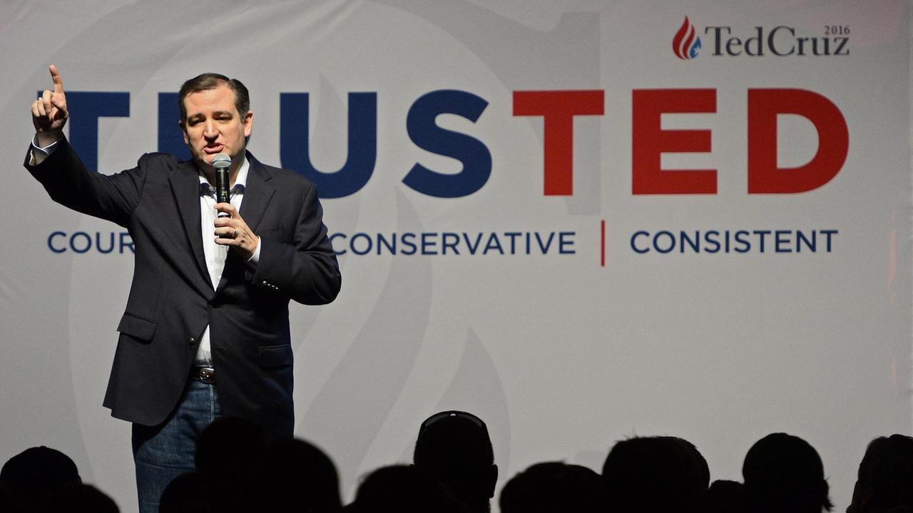 Ted Cruz Ende Februar 2016 in Texas