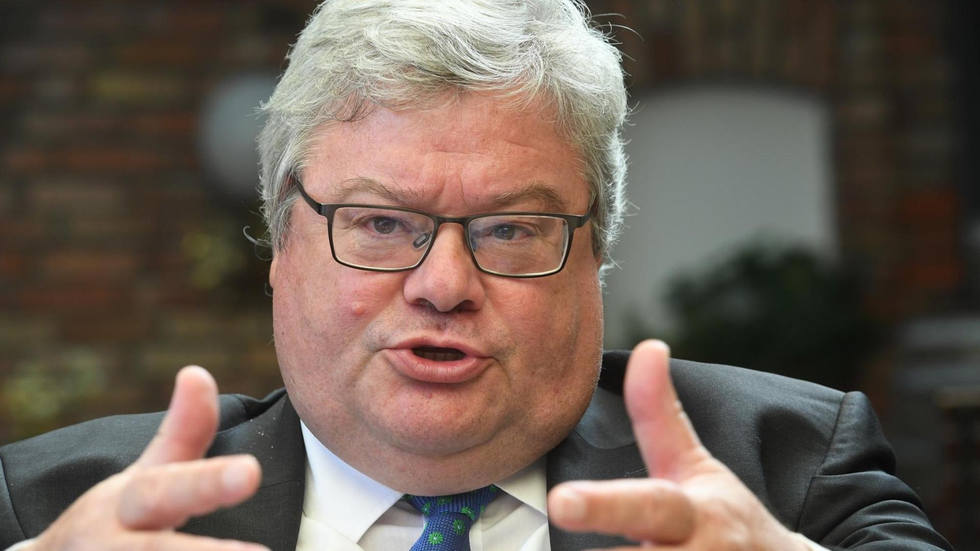 Der Europaabgeordnete Reinhard Bütikofer (Bündnis 90/Die Grünen) Sauer/dpa-Zentralbild/dpa | Verwendung weltweit