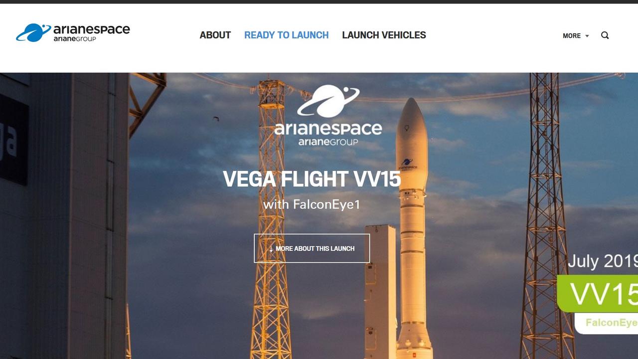 Kein Video vom Vega-Fehlstart: Beim Flug VV15 bietet Arianespace nur allgemeine Informationen 