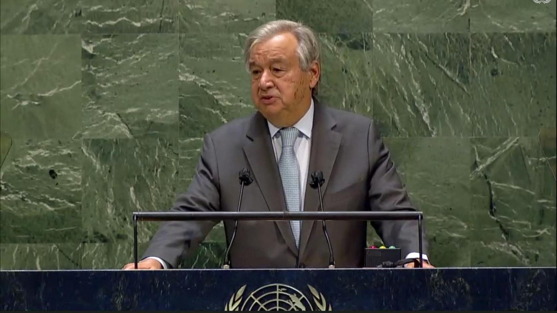 UNO-Generaldebatte: Generalsekretär Guterres