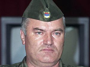 Der mutmaßliche bosnisch-serbische Kriegsverbrecher Ratko Mladic, 1999