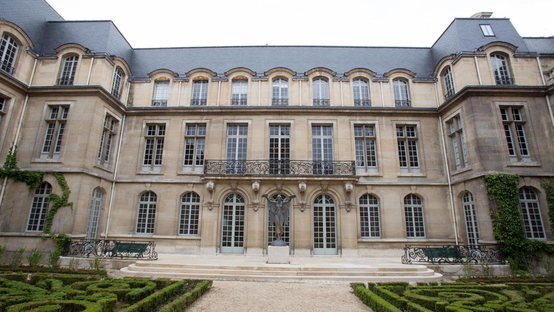 Das Musée Carnavalet in Paris am Tag der Wiedereröffnung nach vier Jahren Renovierung am 26. Mai 2021 in Paris.