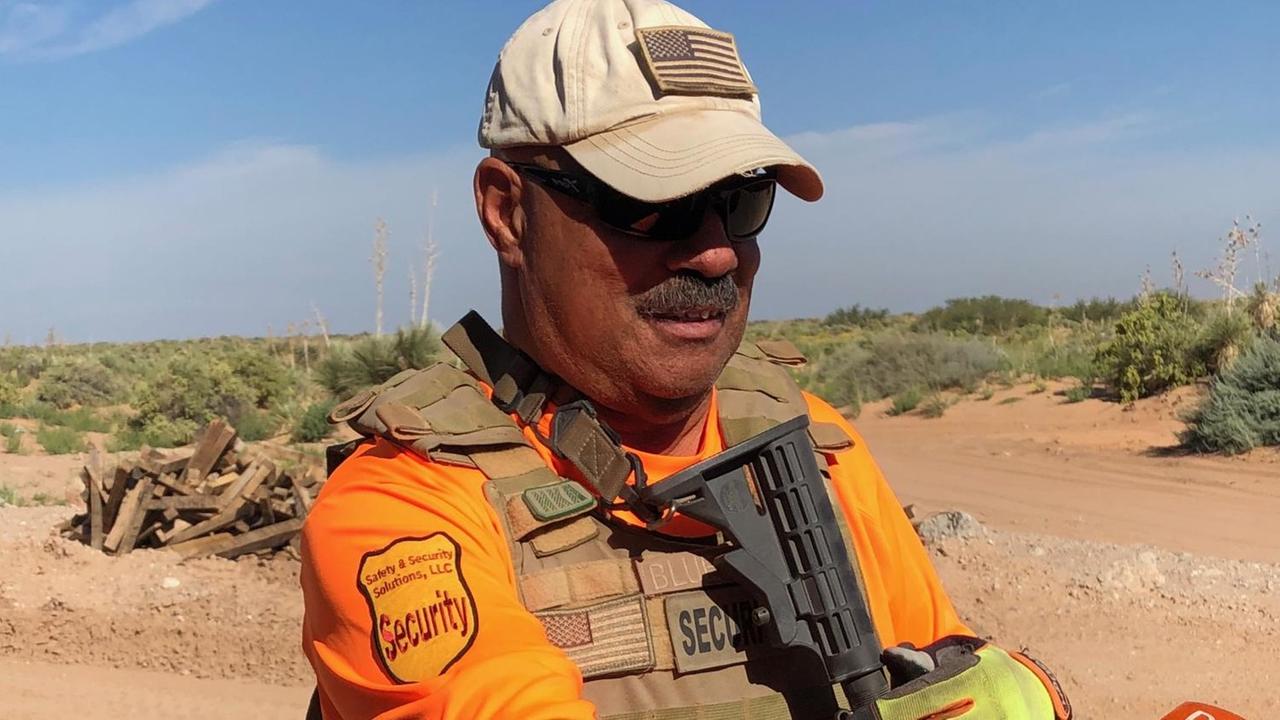 Militarisierung des Grenzraumes in der Chihuahua Wüste: Patrouille einer privaten Sicherheitsfirma, Oktober 2018. Thilo Kößler