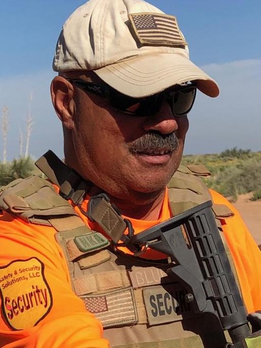 Militarisierung des Grenzraumes in der Chihuahua Wüste: Patrouille einer privaten Sicherheitsfirma, Oktober 2018. Thilo Kößler