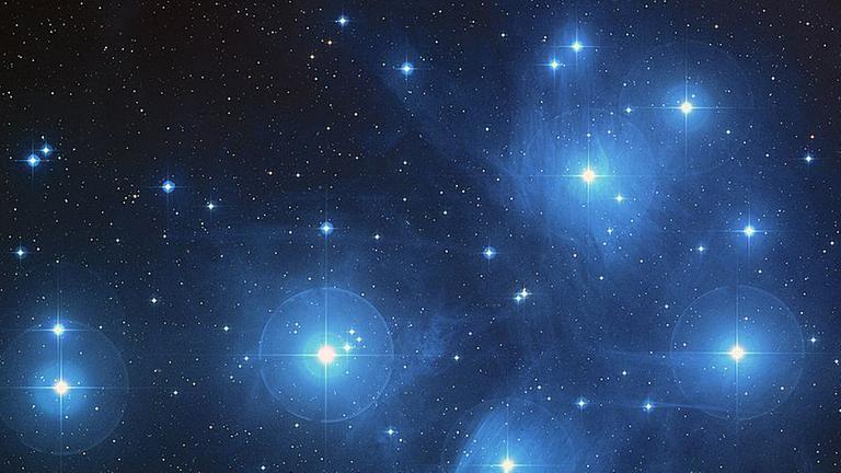 Der Sternhaufen der Plejaden, Messier 45